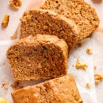 vegan zucchini bread featured image