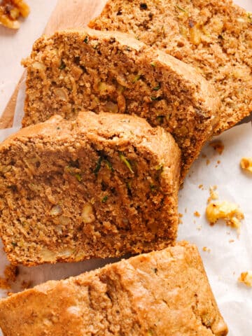 vegan zucchini bread featured image