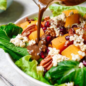 butternut squash pomegranate salad