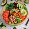 cauliflower taco salad