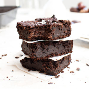 date sweetened brownies