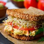 easy chickpea salad sandwich