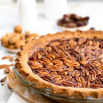 healthy vegan pecan pie