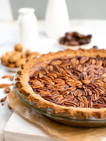healthy vegan pecan pie