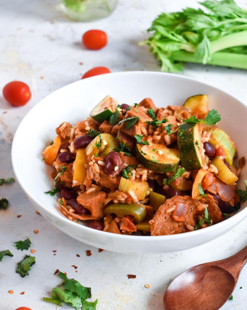 easy plant based jambalaya