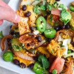 vegan loaded nachos