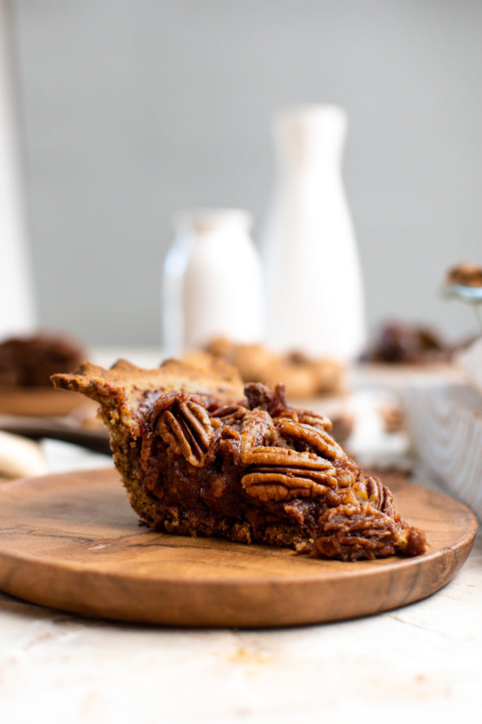 healthy vegan pecan pie