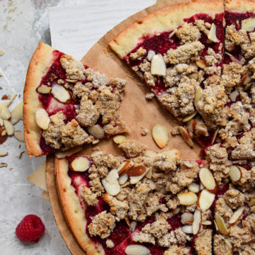 vegan dessert pizza
