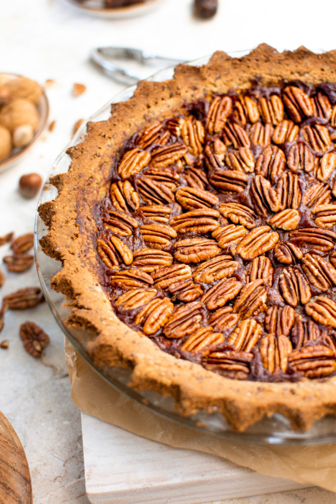 healthy vegan pecan pie recipe