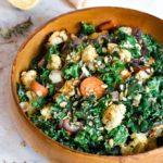 roasted kale salad