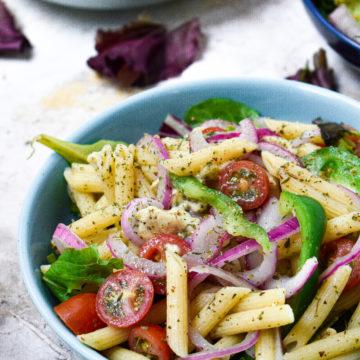 simple vegan pasta salad