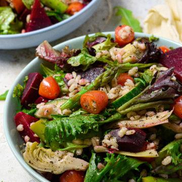 vegan summer grain salad