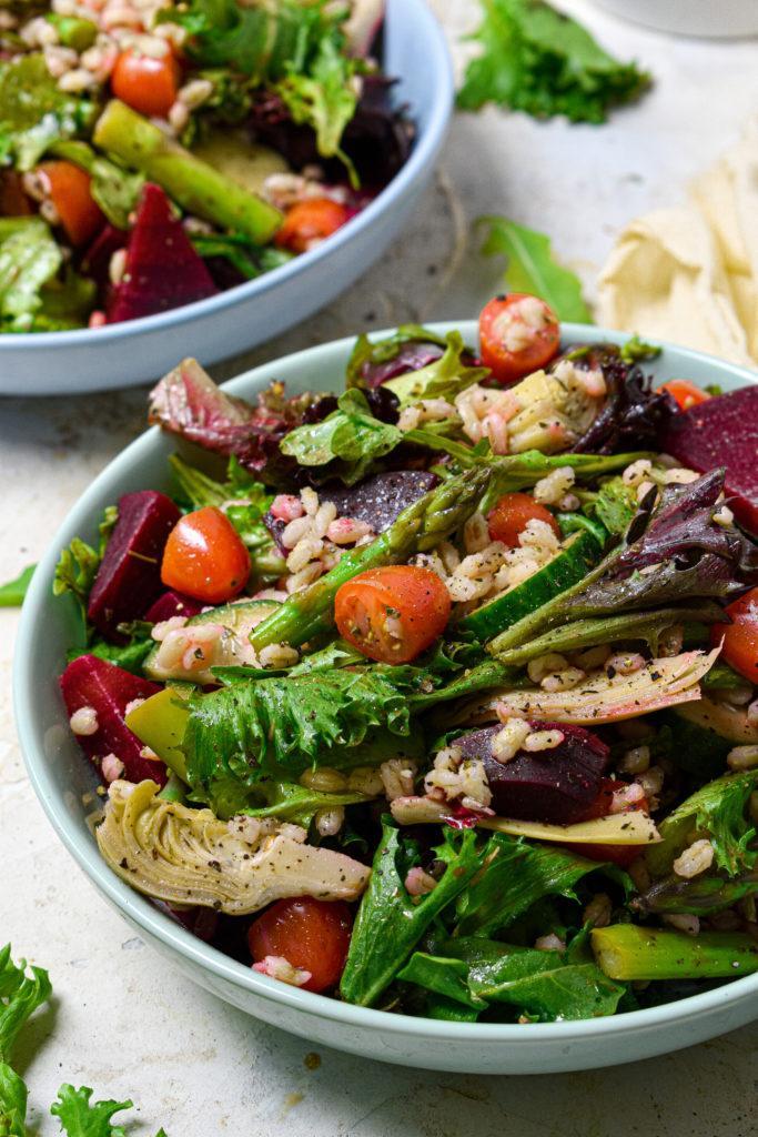 vegan summer grain salad