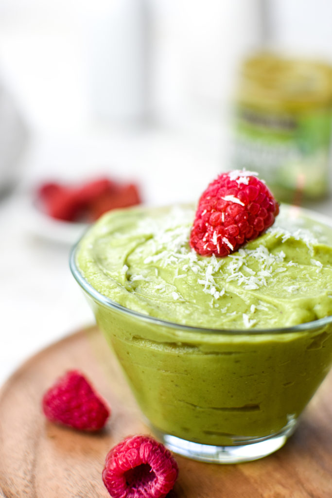 vegan avocado mousse