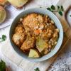 vegetable dumpling soup