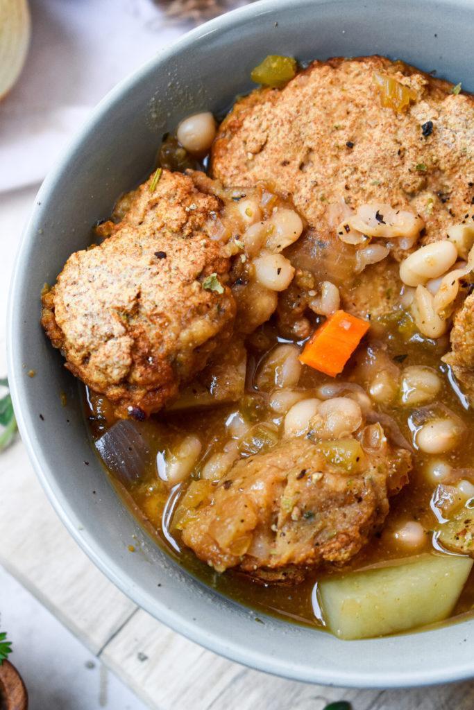 vegetable dumpling soup plant based