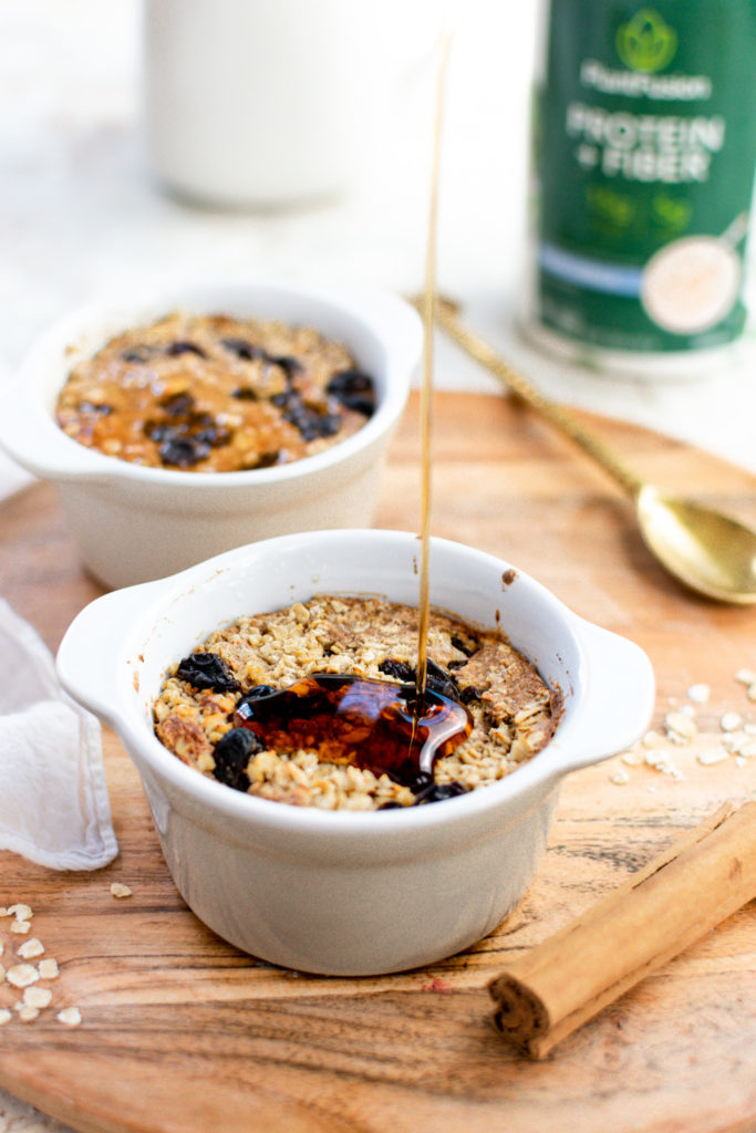 cinnamon raisin baked oats