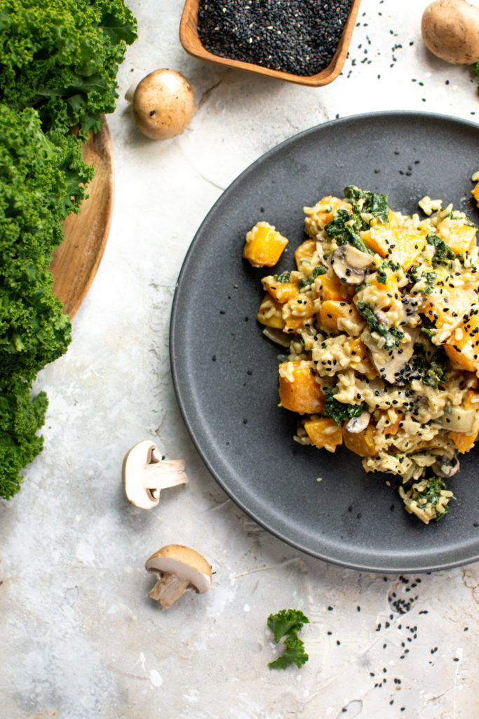 winter risotto vegan