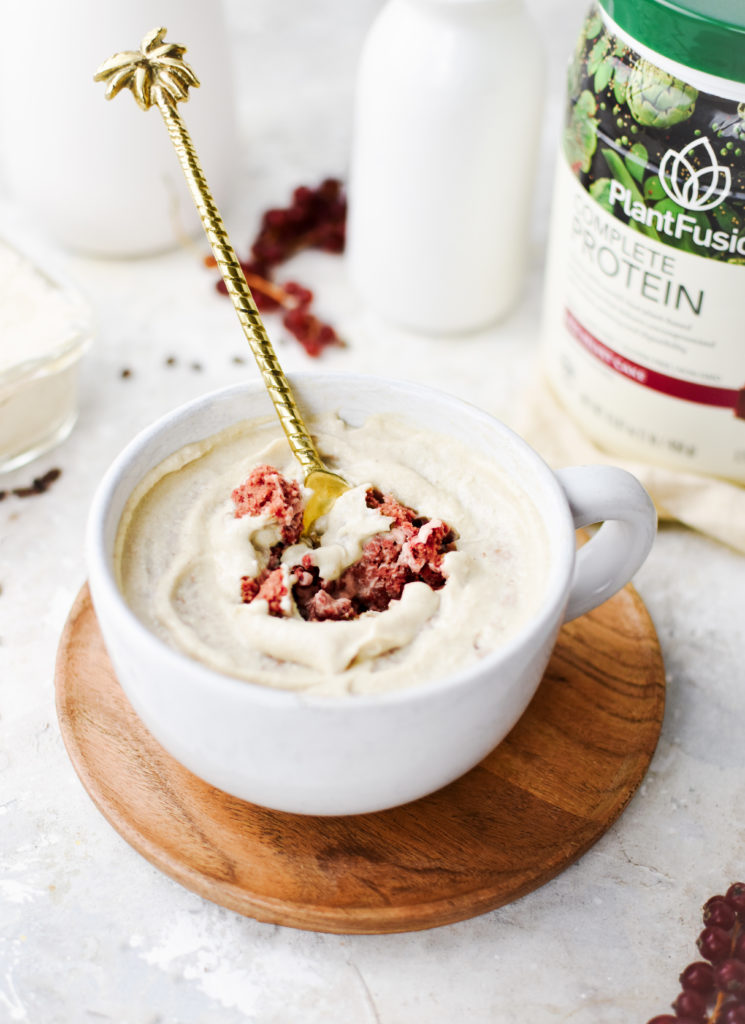 vegan red velvet baked oats