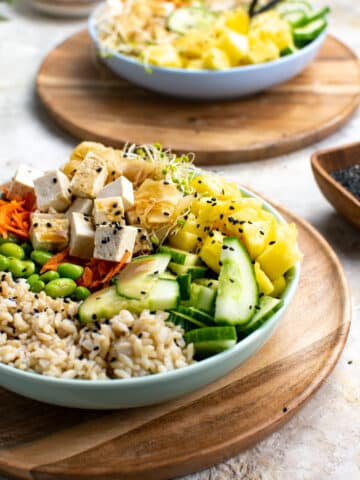 tofu poke bowl