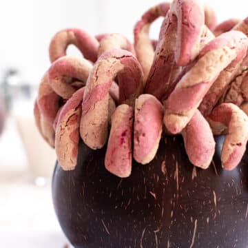 vegan candy cane cookies