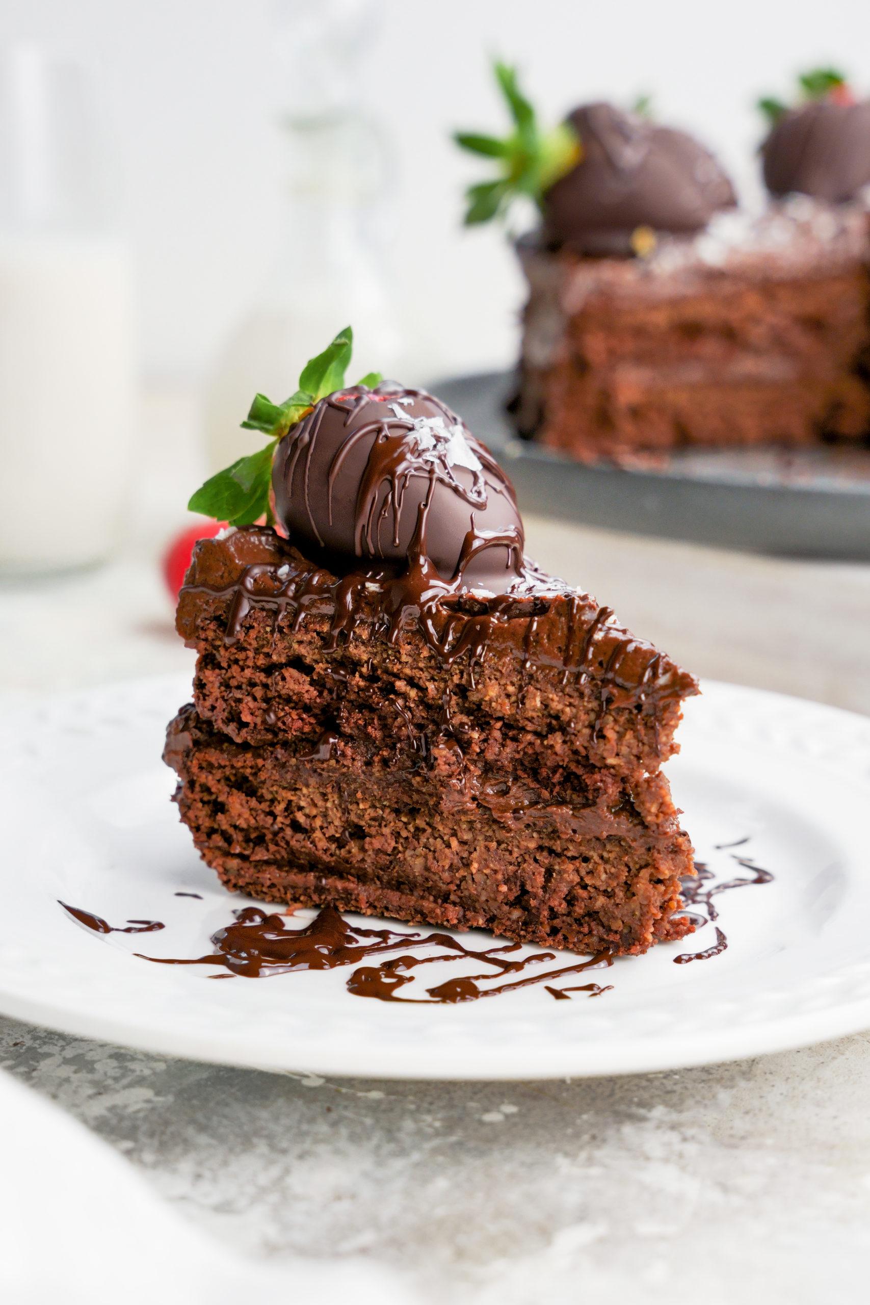 healthy vegan chocolate cake