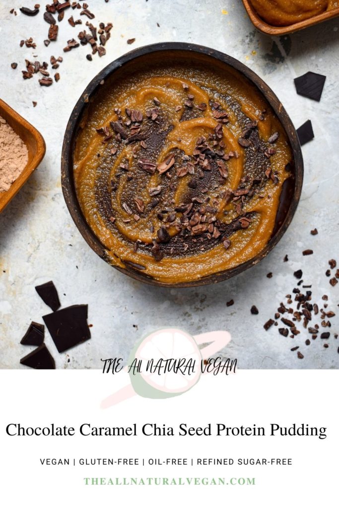 chocolate chia seed protein pudding