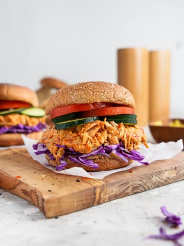 pulled jackfruit burger recipe