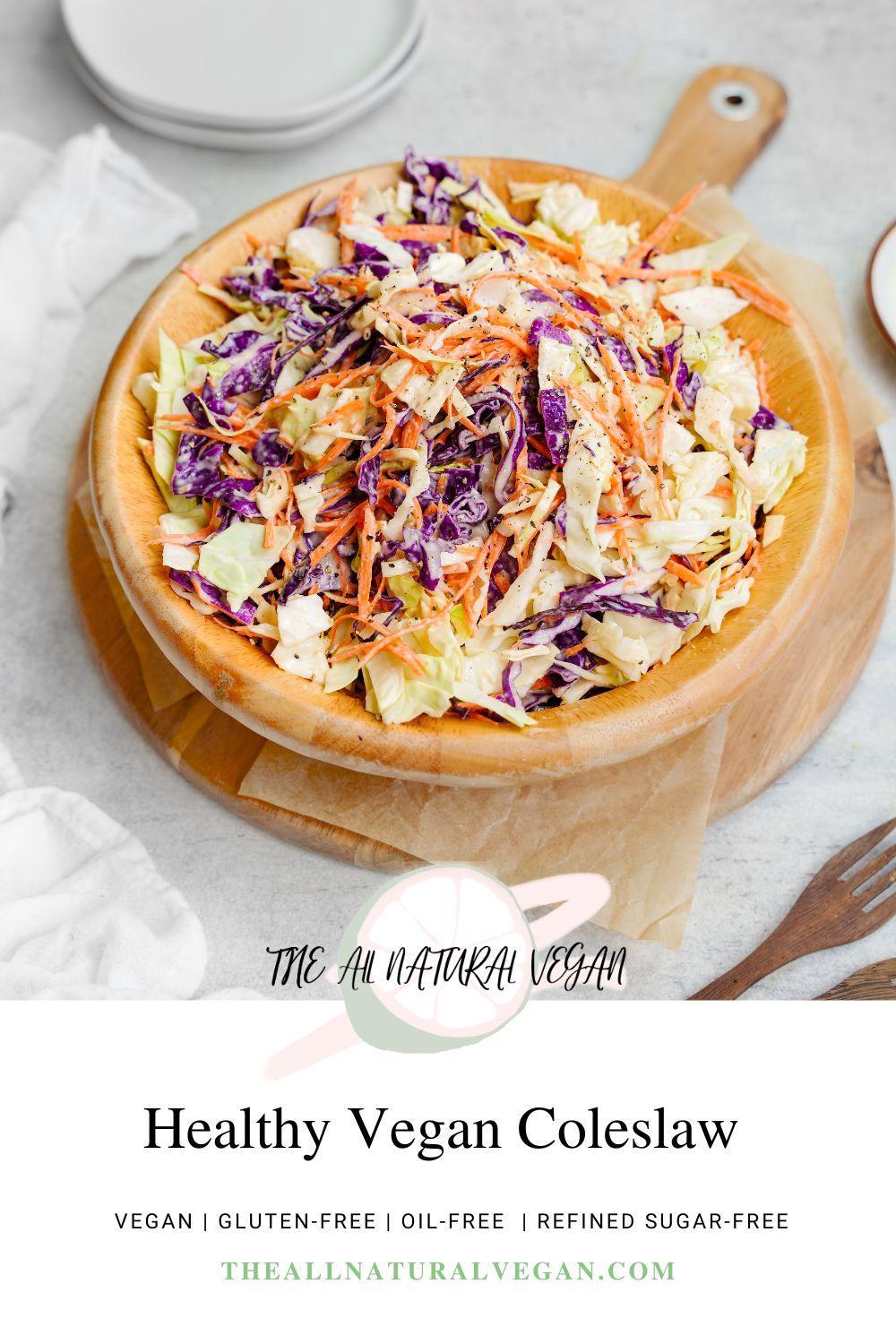 the recipe card stating this recipe is vegan, oil-free, gluten-free, and refined sugar-free