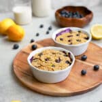 lemon blueberry baked oatmeal
