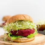 sweet potato beet burger