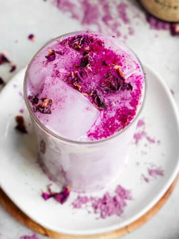 rose latte featured image