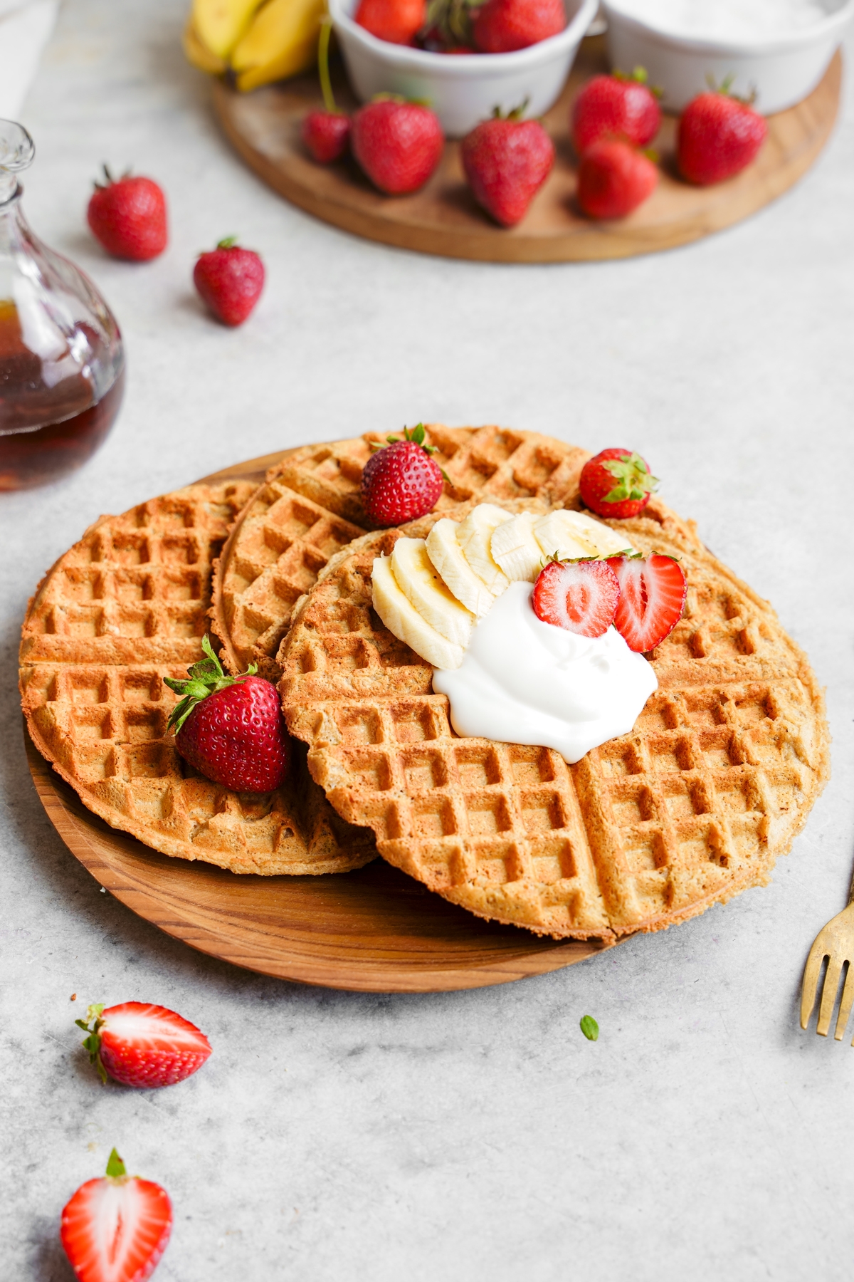 close up of the plant based breakfast recipe