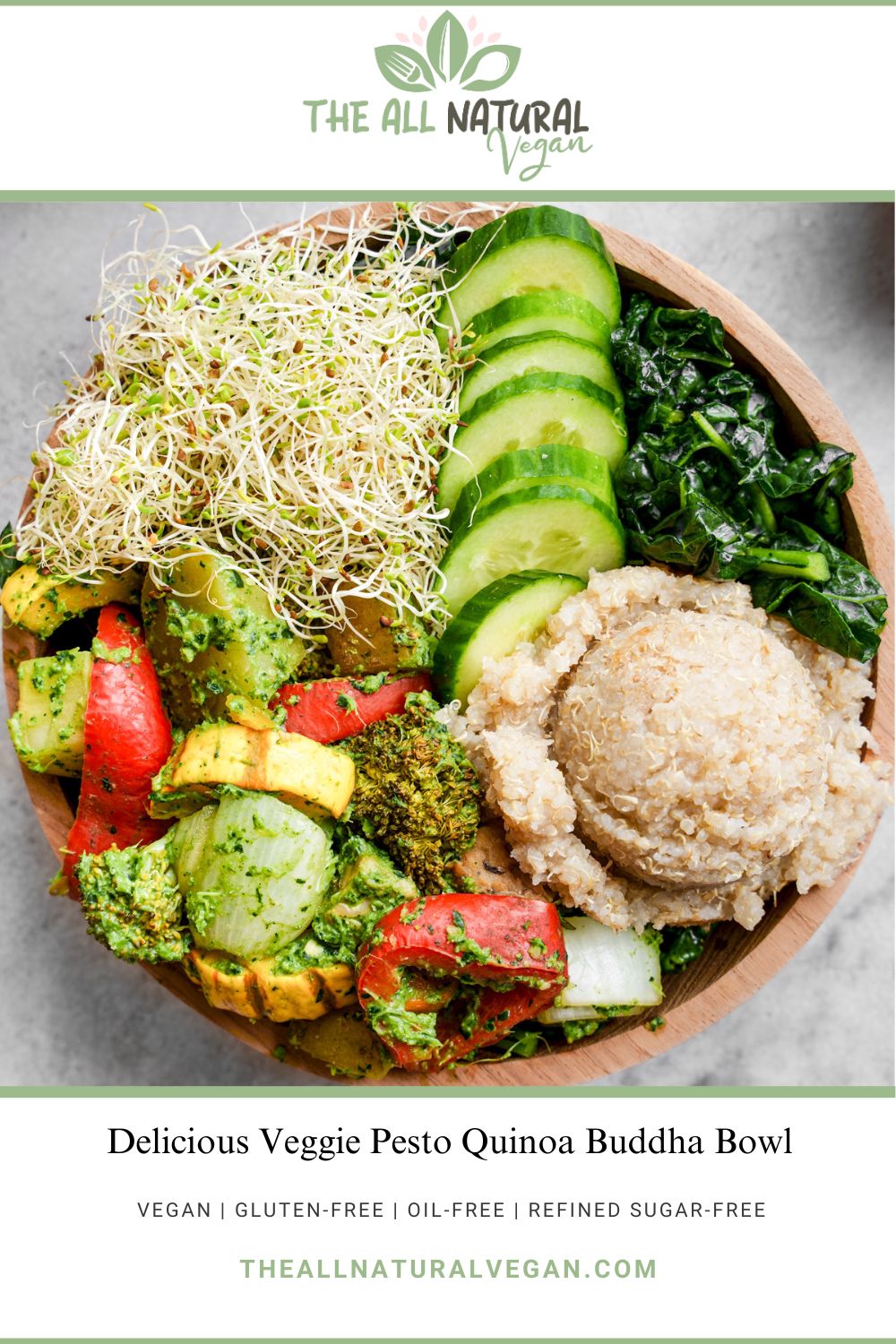 pesto bowl pinterest recipe card