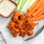 air fryer buffalo cauliflower