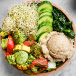 pesto buddha bowl featured image