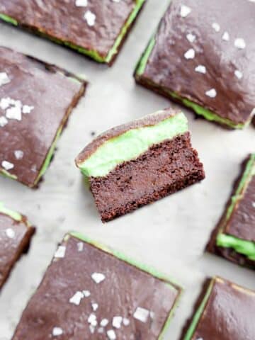 mint chocolate brownies