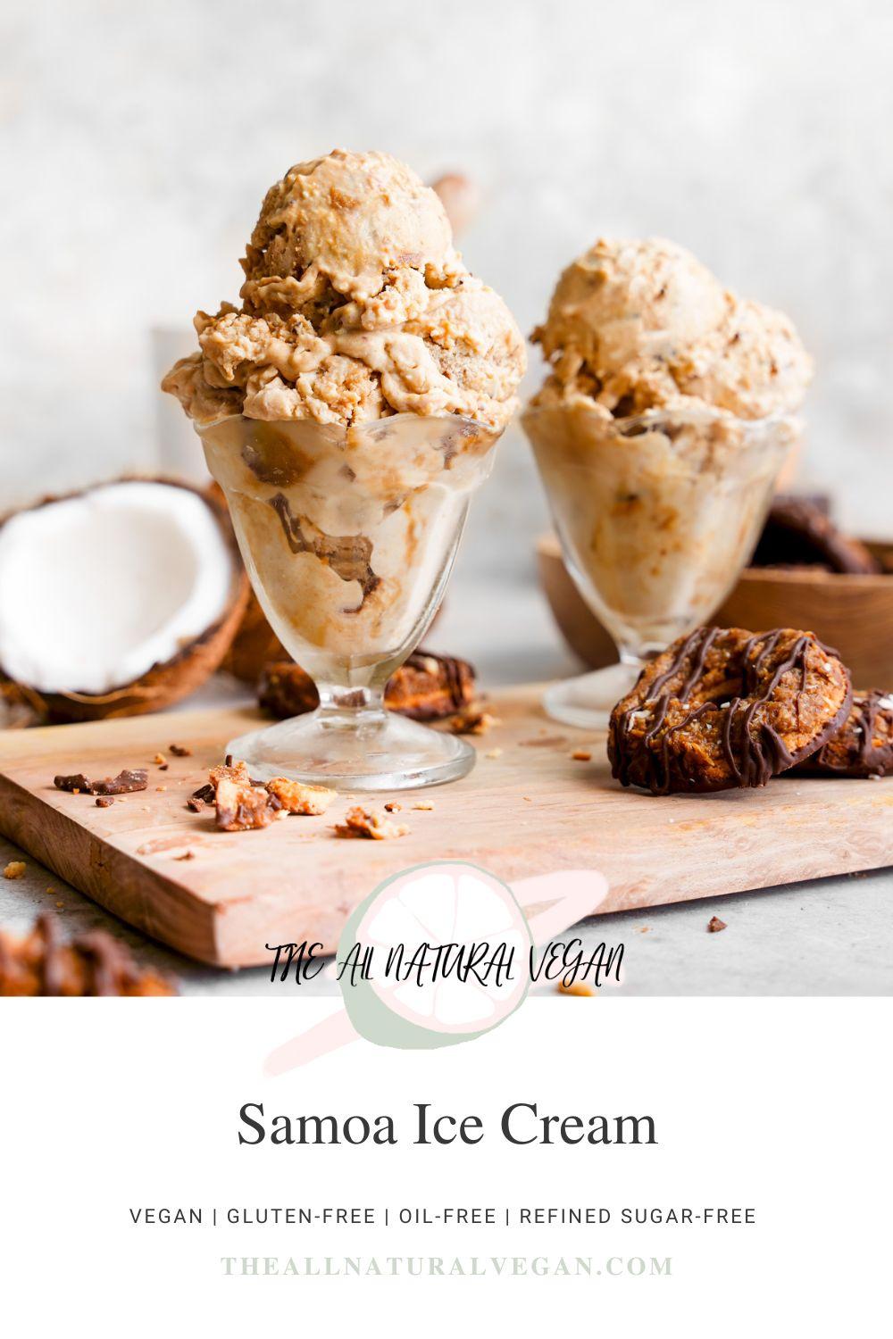 recipe card stating this recipe is vegan, gluten-free, oil-free, and refined sugar-free
