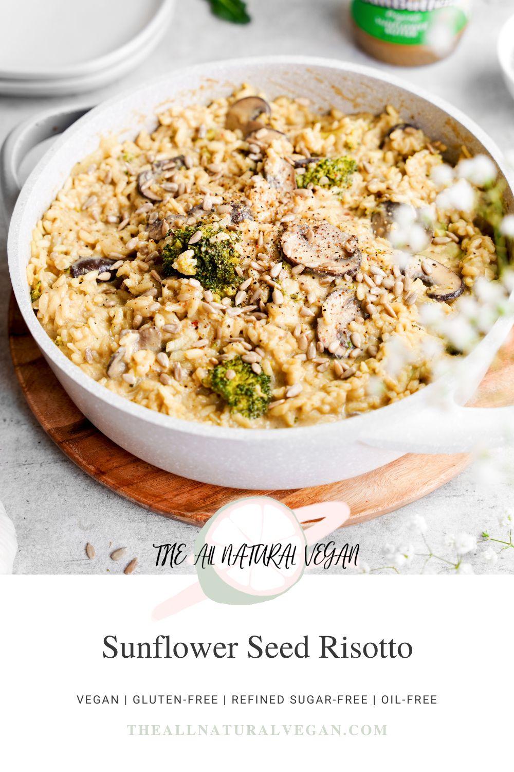 recipe card stating this recipe is vegan, gluten-free, and refined sugar-free