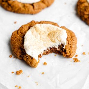 peanut butter marshmallow cookies featured image