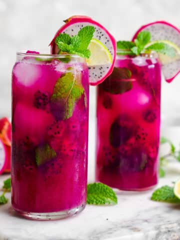 dragon fruit mojito featured image