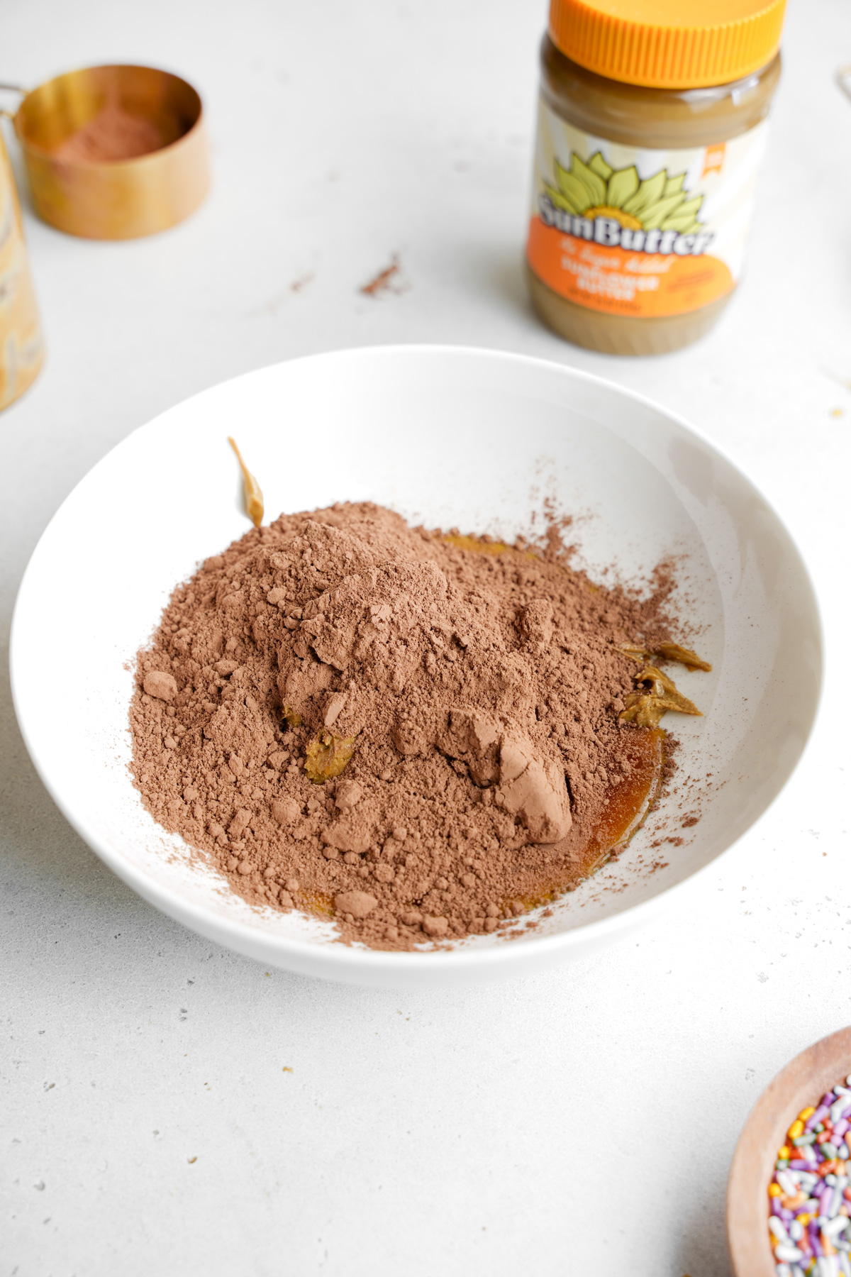 step seven - combining all the frosting ingredients together