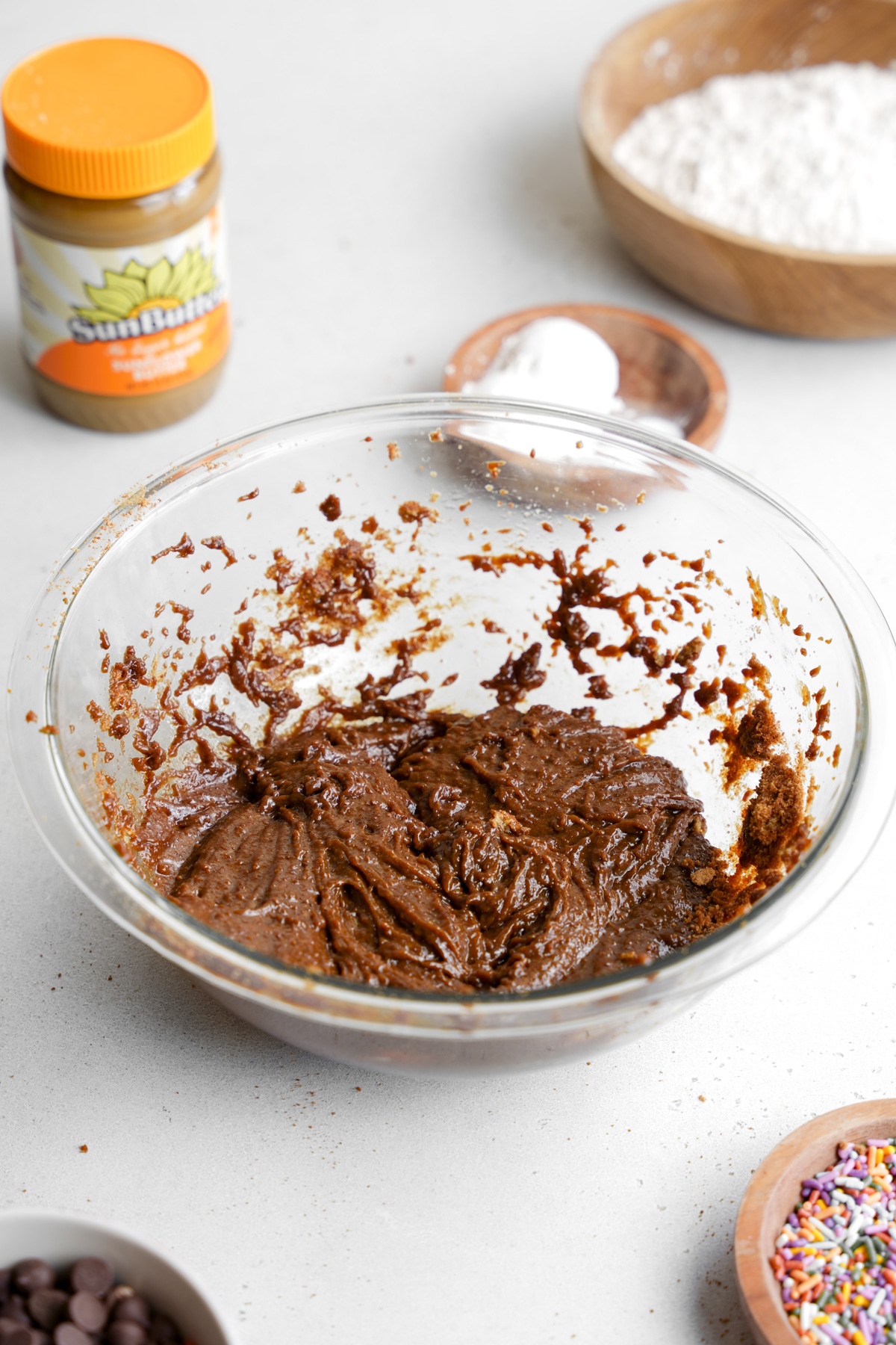 the third step - adding the coconut sugar
