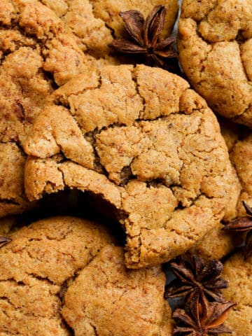 vegan eggnog cookies