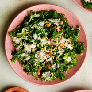 roasted chickpea caesar salad