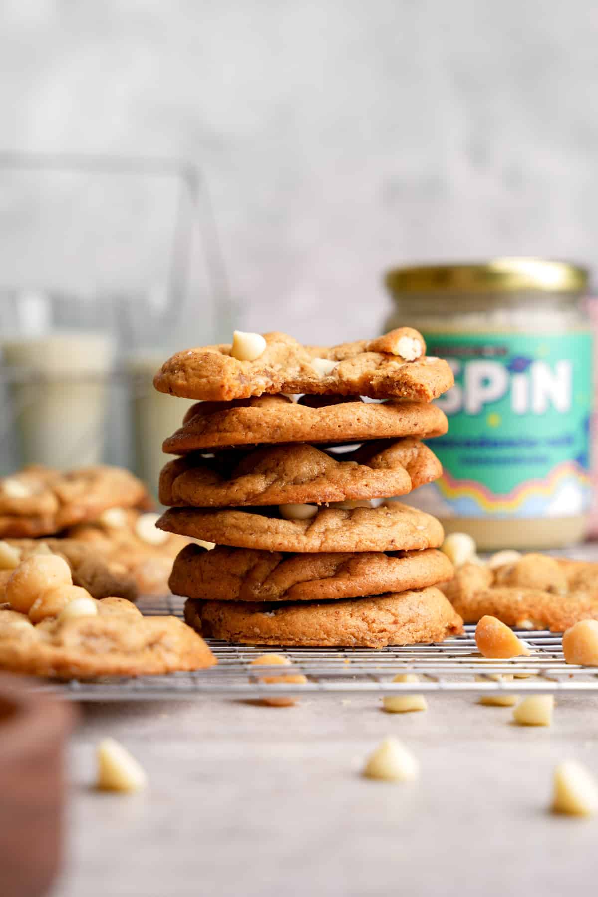 Vegan Double Macadamia Nut White Chocolate Cookies - The All