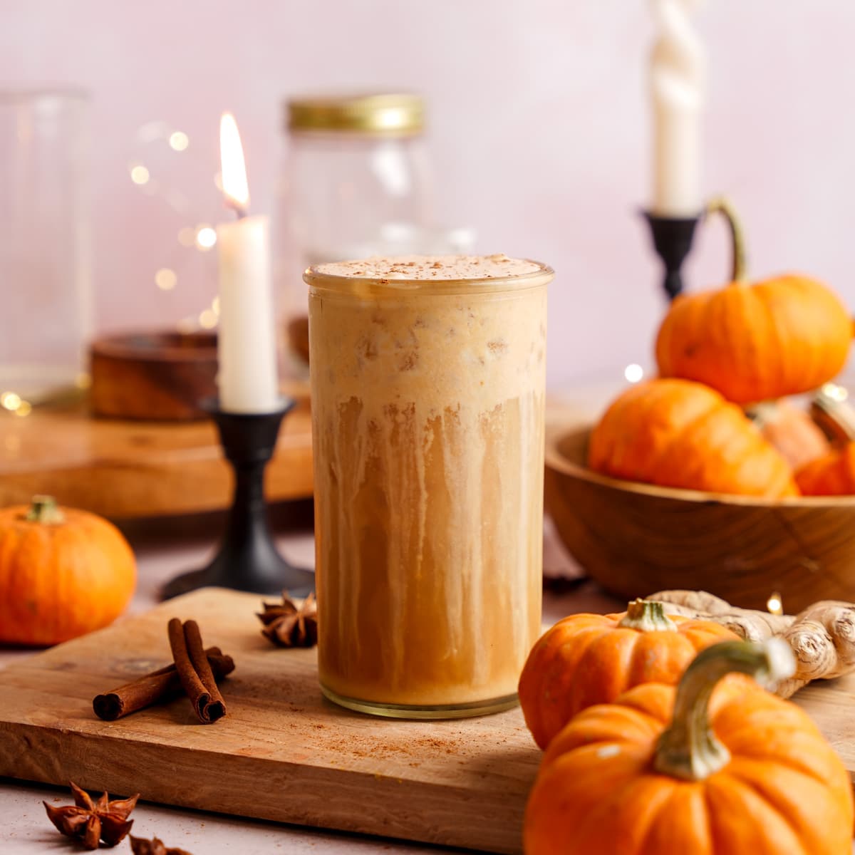 The Best Iced Pumpkin Cream Chai Tea Latte