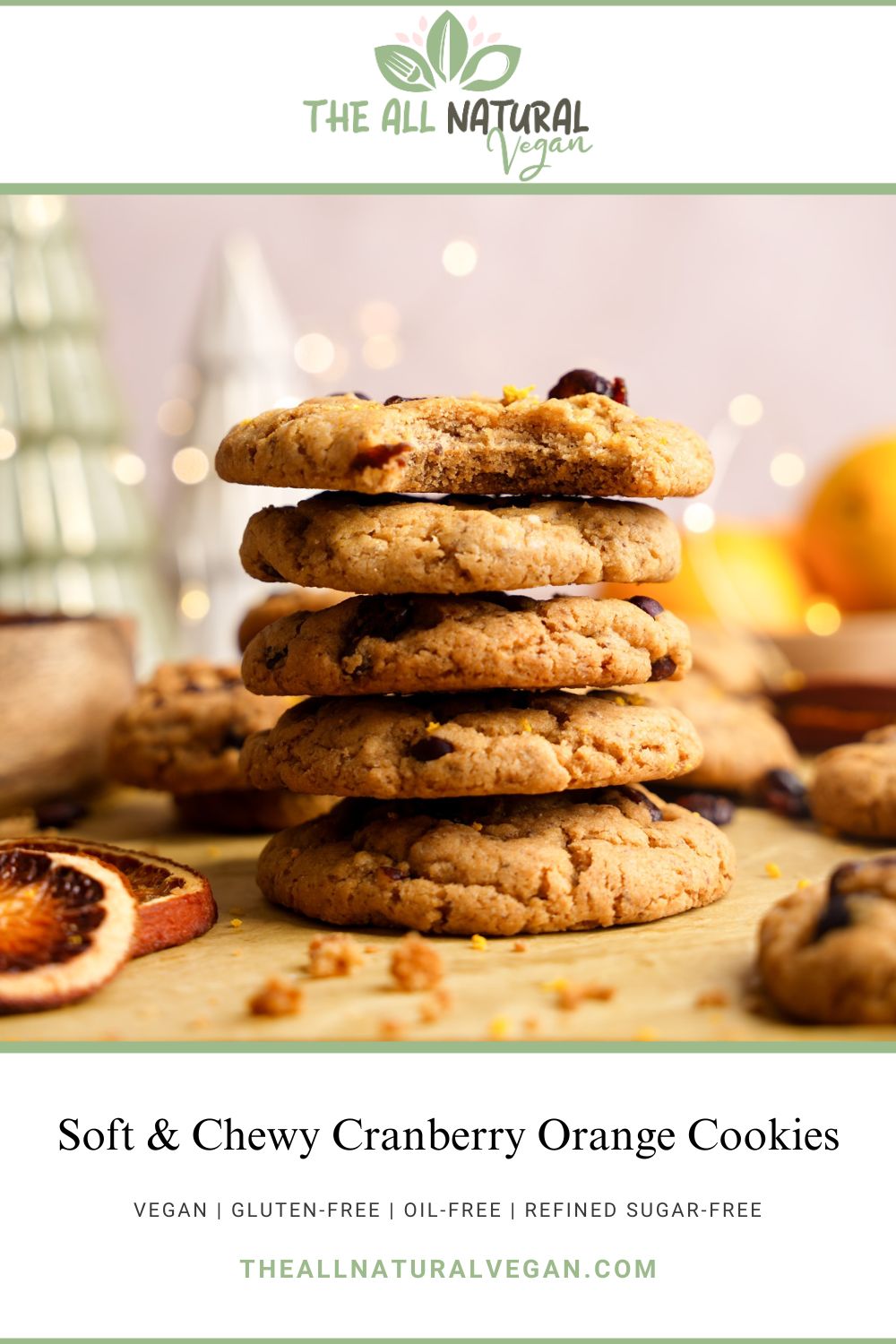 recipe card stating this recipe is vegan, gluten-free, oil-free, and refined sugar-free