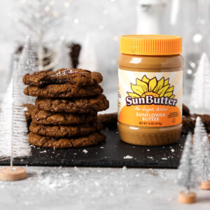 double chocolate sunbutter cookies