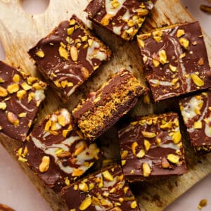 dubai chocolate brownies featured image